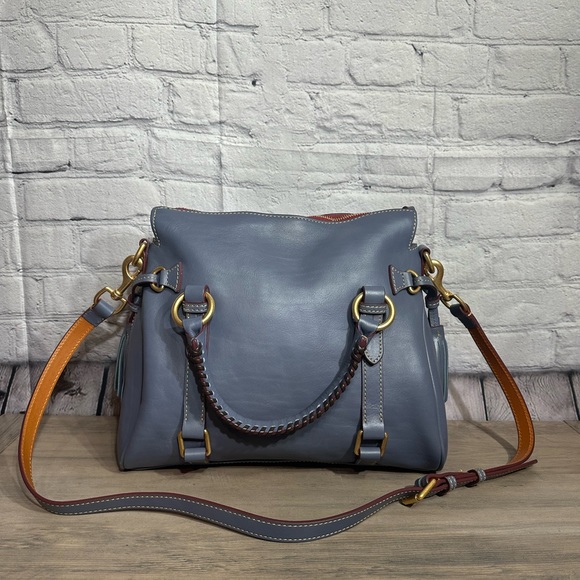 Dooney & Bourke Florentine Satchel Rare - Picture 2 of 11